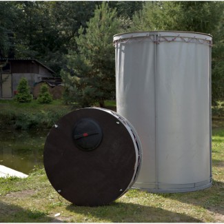 Резервуар разборный, вертикальный в защитном пенале. Объемы от 1150 до 3100 л