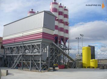 Фото 4. Стационарный бетонный завод Maprein Madrid CHM 3000 - 120 m3/ч, Испания