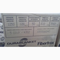 Огнеупорное одеяло, керамическое волокно - теплоизоляция Fiberfrax Durablanket s