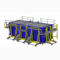Формы 3D для модульных комнат многоэтажного строительства PPVC