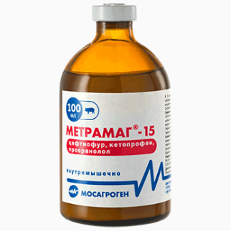 Метрамаг - 15 100 мл Ветеринарный антибиотик