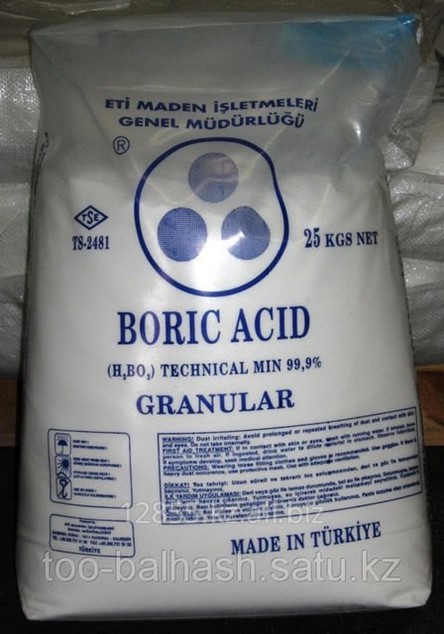 Фото 2. Борная кислота (borax, boric acid)